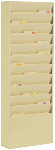 Durham Displays2go Hanging File Folder Rack with 11 Tiered Pockets