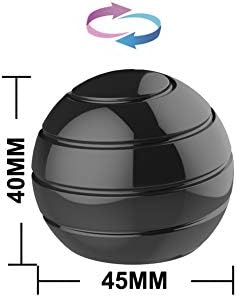 Kinetic Fidgets Desk Toy ADHD Stress Relief 1.77in Black