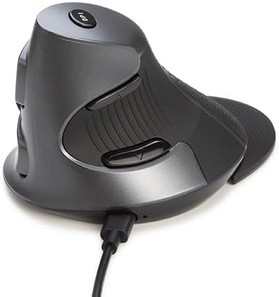 DELUX Ergonomic Vertical Mouse, Rechargeable Vertical Mouse (M618G DB)