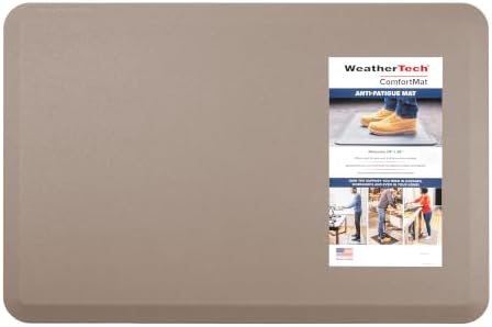 WeatherTech ComfortMat | 24" x 36" Anti-Fatigue Mat, 3/4" Thick, Slip Resistant, Easy to Clean, Stone Pattern (Tan)