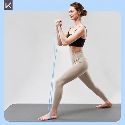 Keep Figure-8 Resistance Band - High Elasticity Exercise Band for Arm Toning, Shoulder & Core Stretching - Anti-Slip Grip Portable Fitness Equipment for Home Workout