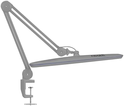 Neatfi LED Desk Lamp, 2200 Lumens, 24W, 23" Wide, Non-CCT (Silver)