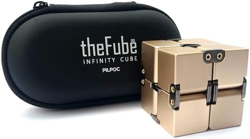 PILPOC theFube Infinity Cube Relieve Stress and Anxiety (Gold)