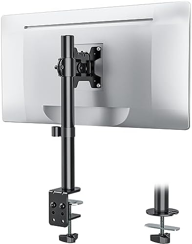 WALI Single Monitor Mount, Vesa Monitor Arm for 13-32 inch, up to 22lbs