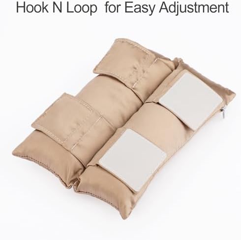 Satin Neck Pad Strap Cushion for Arm Sling Pillow Comfort Support Padding Rotator Cuff Replacemet Surgery Elbow Brace Carry Padded Cover Broken Wrist Hand Injury, Taupe