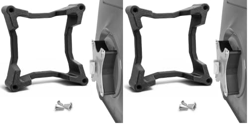 3IDEE Universal VESA Spacer - 30mm Distance - Monitor Mount Adapter 75x75 mm - Compatible with Many Monitors (Samsung Odyssey G5 Monitor & More) (75x75mm) (Pack of 2)