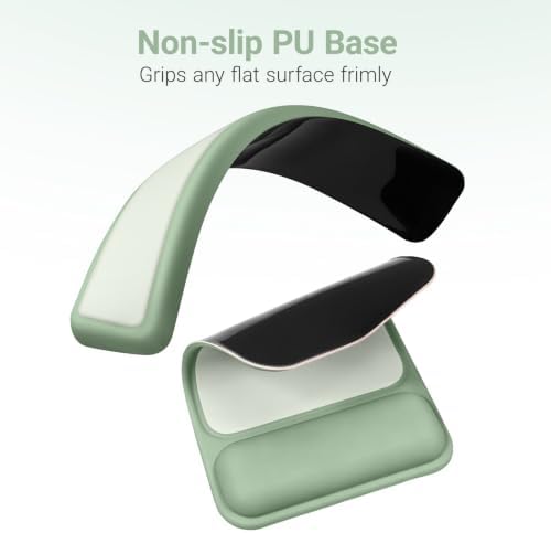 MOSISO Color Scheme Wrist Rest Support for Mouse Pad&Keyboard Set