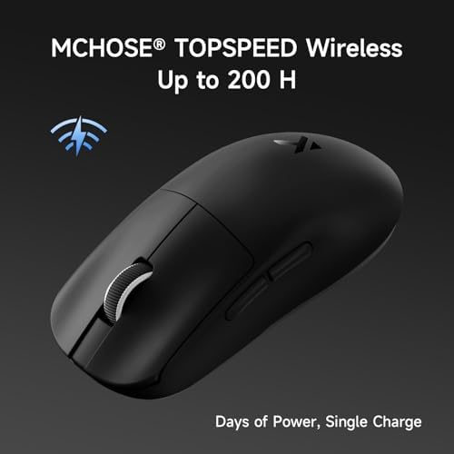 MCHOSE L7 Ultra+ Wireless Gaming Mouse, Ergonomic Mouse Lightweight 48g