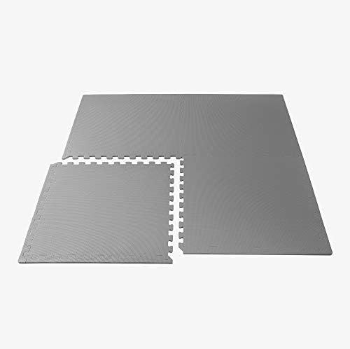 We Sell Mats 3/8" Thick Multipurpose EVA Foam Exercise Floor Mat, Interlocking Tiles, Anti-Fatigue for Home or Gym