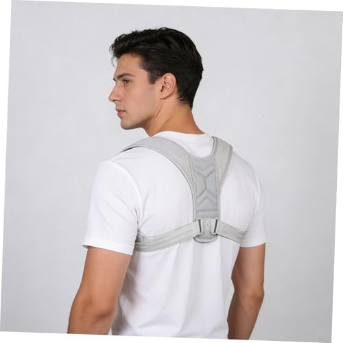 Cabilock Adjustable Back Posture Corrector for Men and Women with Shoulder Stabilization and Breathable Sponge Material, Ergonomic Style Suitable for Office and Home Use, Discreet