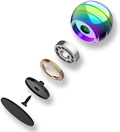 Kinetic Fidgets Desk Toy ADHD Stress Relief 1.77in Rainbow