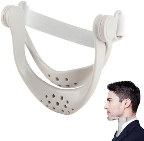 Agatige Neck Brace for Posture, 360 Degree Adjustable Neck Support Posture Spine Corrector Neck Brace Cervical Traction Device for Women and Men Cervical Spine Pressure Relief (1PCS)
