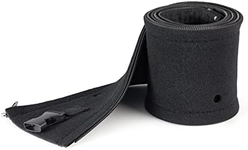 StarTech 40" (1m) Neoprene Cable Management Sleeve, Black (WKSTNCMZP)