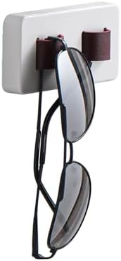 Wall Mount Eye Glasses Holder Spectacle Eyeglass Hanger Hanging Eyeglasses Holder for Desk Wood Sunglass Organizer Hanging Sunglasses Holder Wall Nerdy Gifts for Men Women