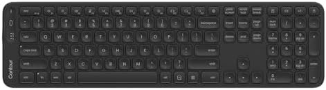 Contour Ergonomic Touchpad & Balance Keyboard Bundle for Windows - Wireless Full-Size Keyboard + Wired Touchpad, Programmable Multi-Gesture Control, Wrist Rest, Office Productivity Combo