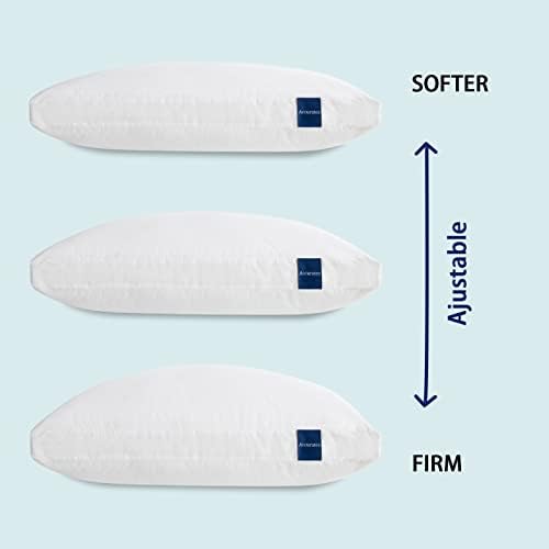 ACCURATEX Standard Pillows Set of 2, Adjustable Hybrid Pillows 2 Pack