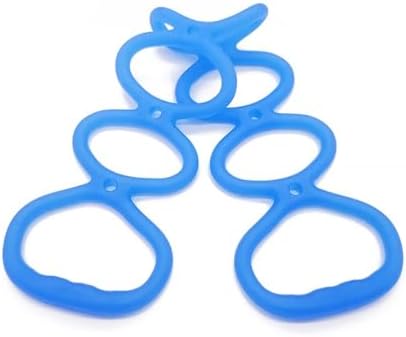 Resistance Bands for Working Out, Adjustable 7-Ring with Handles, Exercise Stretch Bands for Women&Men Fitness,Pilates,Yoga and Physical Therapy