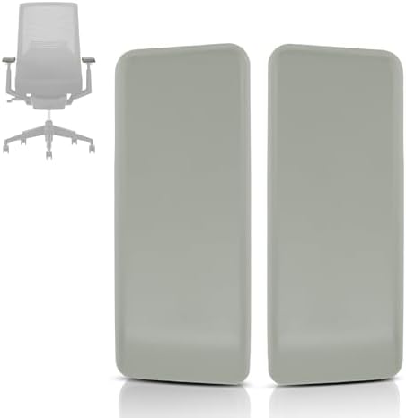 Arm Pads Caps Replacement for Haworth Very Office Chair,Office Chair Arm Rest Replacement（Gray）
