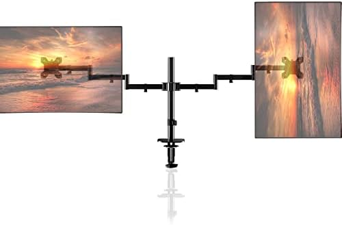 Pholiten Dual Long Monitor Stand Desk Mount for 13-32" Screen