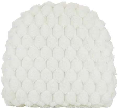 Klear Vu Raindrop The Gripper Non Slip Chair Cushions, Soft & Comfortable Seat Pad, Sitting Pillow for Kitchen, Dining or Office, 8 Count (Pack of 1), Podcast White
