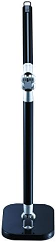 Black and Decker Office LED7BAR-BLK PureOptics™ Exalt™ Bar 5W Flicker-Free Natural Daylight LED Desk Lamp with USB Charging Port, 4 Dimming Levels (306 Lumens), 19" x 13.5" x 6", Black/Gray