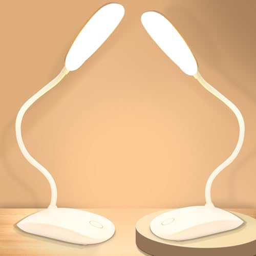 Portable Battery Powered Desk Lamp Small Rechargeable LED Table Light