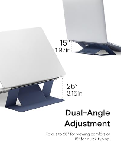MOFT Invisible Laptop Stand, Stick-On Portable Laptop Riser for Mobile Work