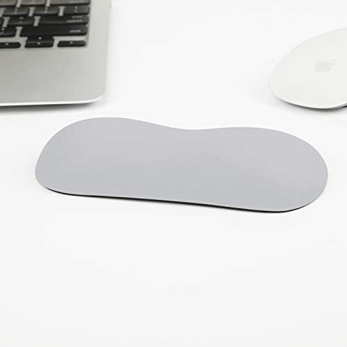 Wrist Rest with Silky Gel, Tmiulu Memory Foam Mouse Wrist Rest. Ergonomic Non-Slip Support for Keyboard & Mouse, Comfortable, Waterproof, Easy to Clean, Ideal for Office, Laptop, Gaming & Travel-Grey