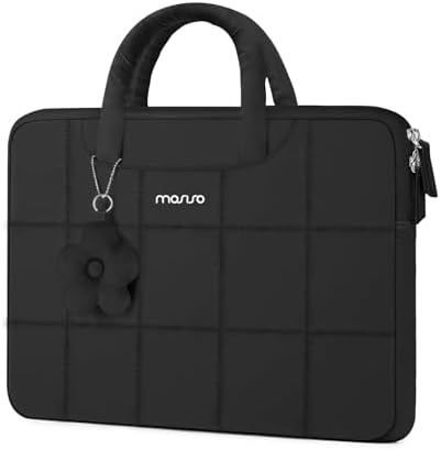MOSISO Laptop Case 16 inch, 15-15.6 inch Laptop Sleeve, Black