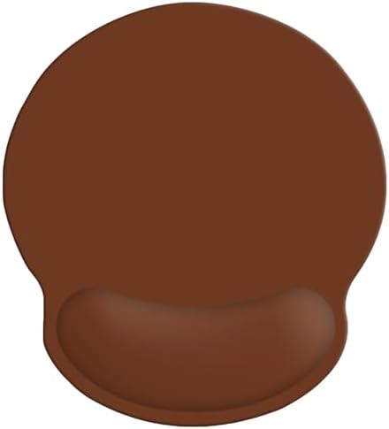 Ergonomic Gaming Mouse Pad, Mouse Pad with Wrist Support, Comfortable Mouse Pads with Non-Slip PU Base for Computer, Laptop, Office & Home (Brown)