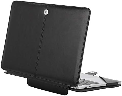 MOSISO PU Leather Sleeve Case Compatible with MacBook Air 13.6 inch