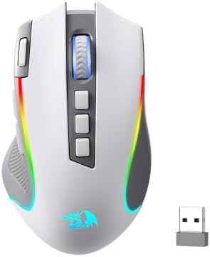 Redragon M612 Wireless RGB Optical Gaming Mouse 8000 DPI Remapping Keys