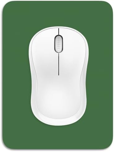 Dapesuom Small Mouse Pad, 6 x 8 Inch Thick Rubber Premium-Textured Non-Slip Portable & Washable Mini Mouse Mat for Women Men Wireless Laptops Keyboard Tray Gaming Computer Office Travel, Forest Green