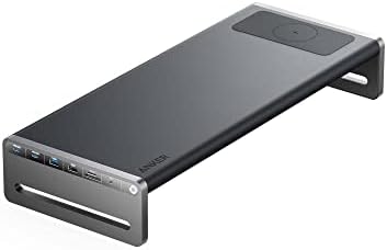 Anker 675 USB-C Docking Station, 12-in-1 Monitor Stand, Wireless Charging
