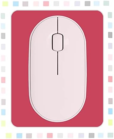 Small Rectangular Mouse pad Shop, only Takes up Mouse Space, Universal mini Mouse pad Portable Waterproof, with Non-Slip Glue Base, red 5X6 inches,
