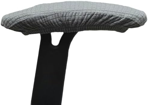 Melaluxe Office Chair Armrest Covers, Stretchable Removable Washable Chair Arm Covers, Elastic Desk Computer Gaming Chair Arm Rest Protector Slipcovers (Light Gray)