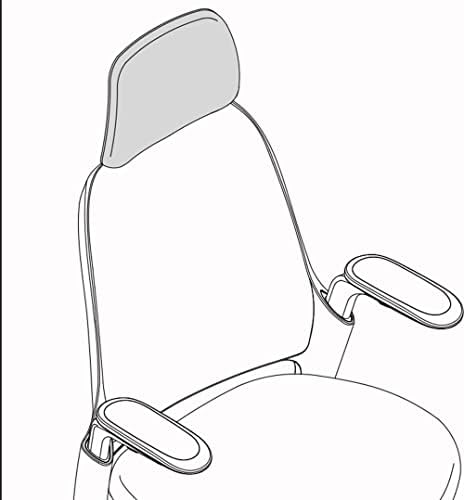 Steelcase Series 1 Headrest ONLY, Seagull Frame with 3D Microknit Fabric (Concord)