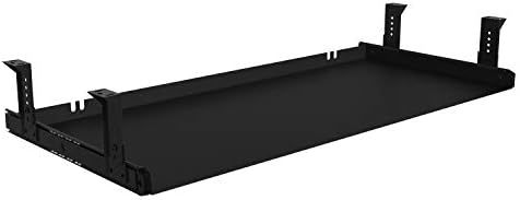FRMSAET All-Metal 20/24/30 inch Slide Out Drawer Platform (30 inch, Black)