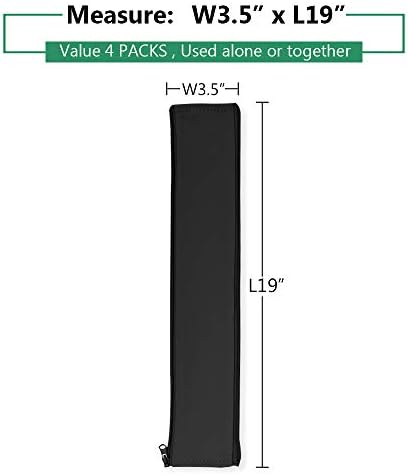 StangH Cable Management Sleeves for Wires 19 Inch, 4 Pieces -Black