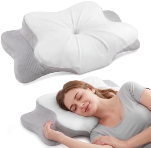 Utopia Bedding Cervical Neck Pillow for Sleeping, Ergonomic Cooling Pillow