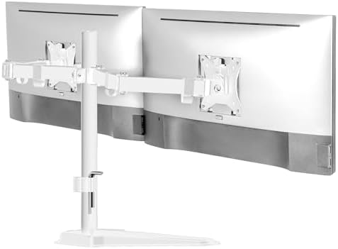 Mount-It! Dual Monitor Desk Stand Mount for 2 Screens VESA 75x75 & 100x100