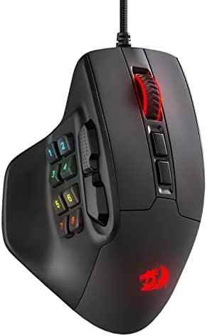 Redragon M811 Wired RGB MMO Gaming Mouse 10000 DPI Remapping Keys