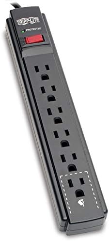 Eaton Tripp Lite TLP615B 15ft Power Cord Black Surge Protector 6 Outlets