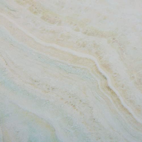 Home Dynamix Cat Cora Printed Embossed Gentle Step Marble Kitchen Mat, Grey/Blue, 19.6" x 39.3"
