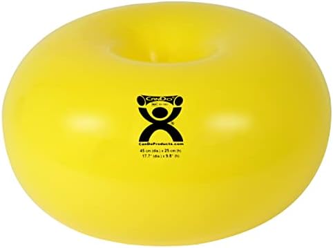 CanDo Donut Exercise, Workout, Core Training, Swiss Stability Ball for Yoga, Pilates and Balance Training in Gym, Office or Classroom