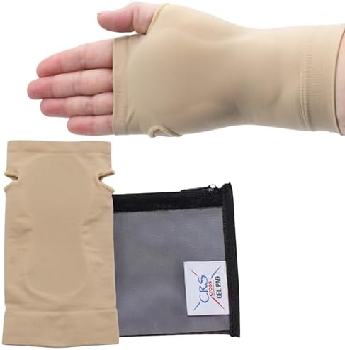 CRS Cross Carpal Tunnel Gel Sleeve for Sports or All Day Wear. One Size