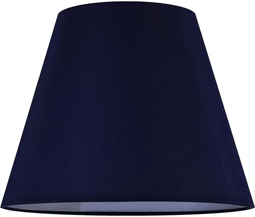GO&SO Small Mini Lamp Shades Set of 2,5"×9"×6.4" Blue Bell Shade Replacment
