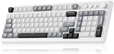 AULA S99 Wireless Keyboard,99 Key Computer Gaming Keyboards with Number Pad
