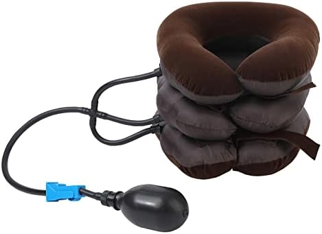 Cervical Neck Device Neck Support Traction Inflatable Air Pillow for Pain Relief