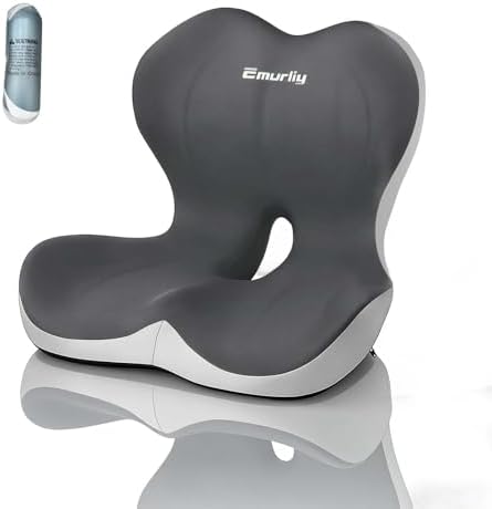 Ergonomic Memory Foma Car Seat Cushion Reducing Sciatica Pressure
